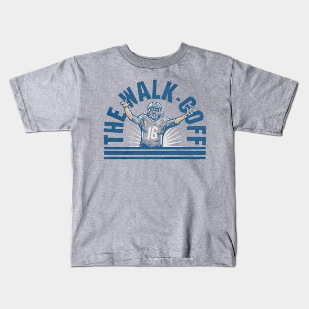 Jared Goff The Walk-Goff Kids T-Shirt by Chunta_Design